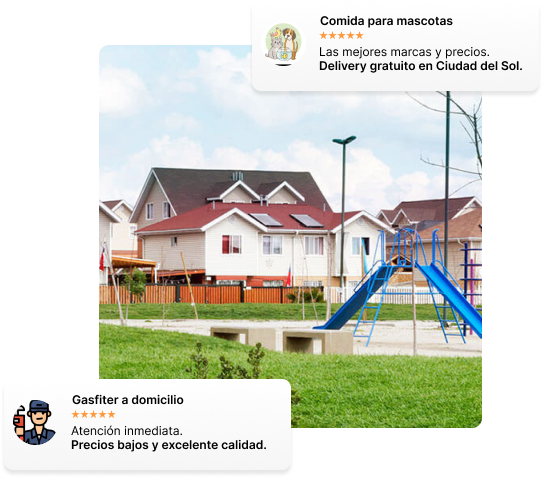 Servicios para la comunidad de vecinos Ciudad del Sol